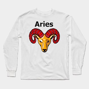 Aries Colorful Ram Long Sleeve T-Shirt